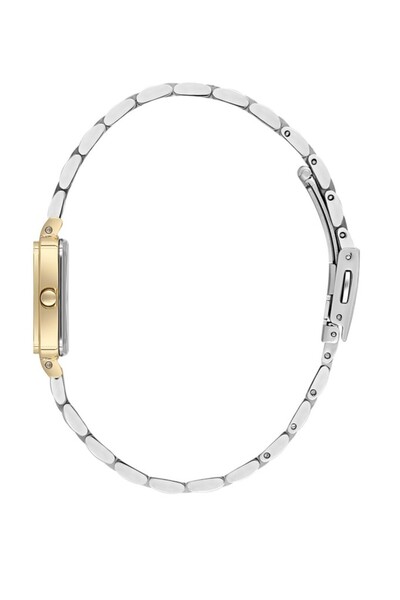 Daniel Klein Dk.1.13725-9 Square Dial 3 Atm Water Resistant Metallic-Gold Color Women Wristwatch