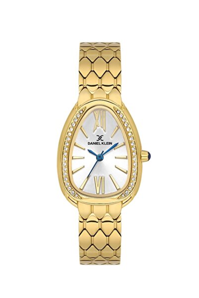 Daniel Klein DK.3.10067-2 Tasarım Kadran Taşlı Tasarım 3 Atm Suya Dayanıklı Altın Renk Kadın Kol Saa