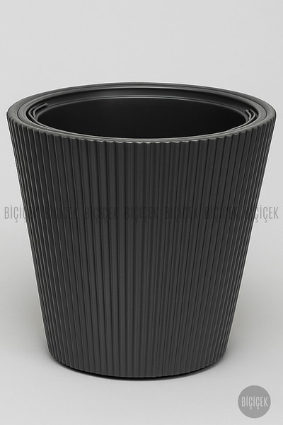 BİÇİÇEK LUNA Saksı 37 CM ve İç Kova Dahil