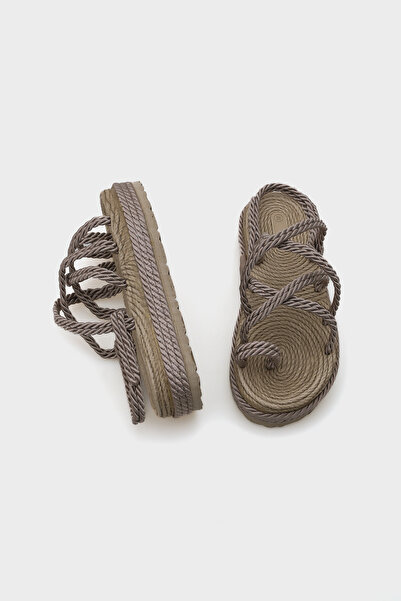 Capone Outfitters Dámské sandály String na klínovém podpatku