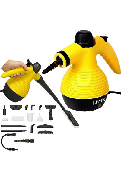Dinex handheld steam cleaner, 14-in-1, yellow, DX2911