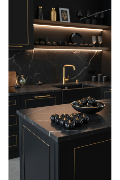 SEMY STORE Minik 12'lı Dekoratif Balkabağı Seti, Obje, Biblo, Ev Dekorasyon, ...