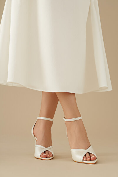 luuq shoes Noi̇re Ankle Strap Women's Heeled Shoes