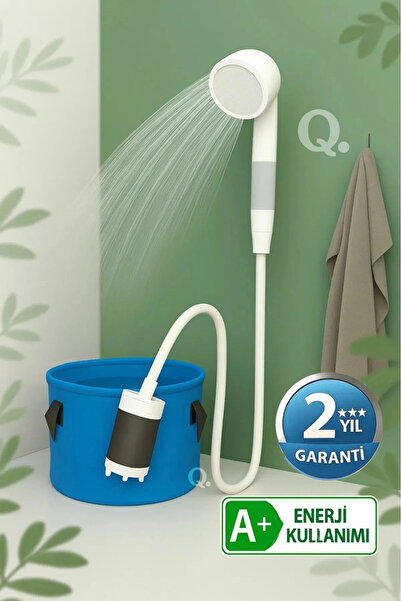 TARZMİNA TİCARET PROFESYONEL ŞARJLI TAŞINABİLİR KAMP - BAHÇE - OUTDOOR DUŞ SİSTEMİ SETİ