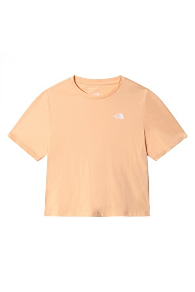 THE NORTH FACE Foundation Crop Orange Women's T-Shirt - Nf0A55Ay3R81