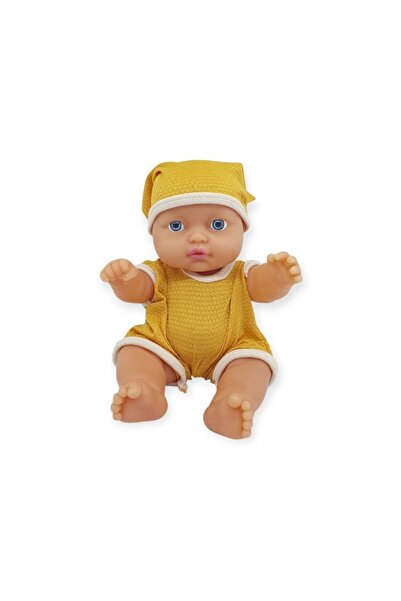 Genel Markalar Kıyafetli Et Bebek 35 cm - LMN208 - Sarı (Lisinya)