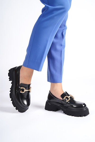 Capone Outfitters Дамски мокасини с аксесоари с кръгли пръсти