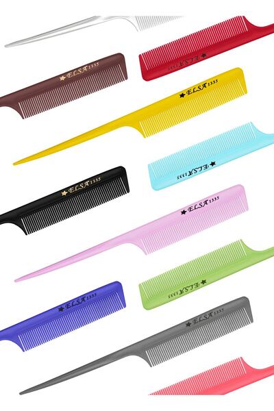 ELSA Professional Krepe Tarak 1335 - Küçük ve Sık Dişli, Saça Zarar Vermeyen ...