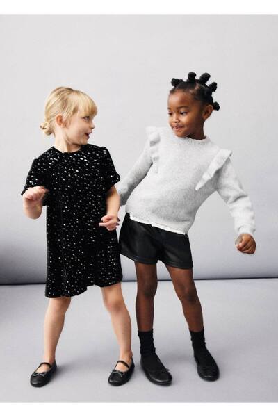 MANGO Baby Suni deri şort