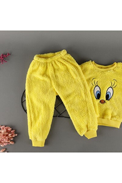 bebegci Kuş Detaylı  Bebek Çocuk 2'Li Unisex Takım
