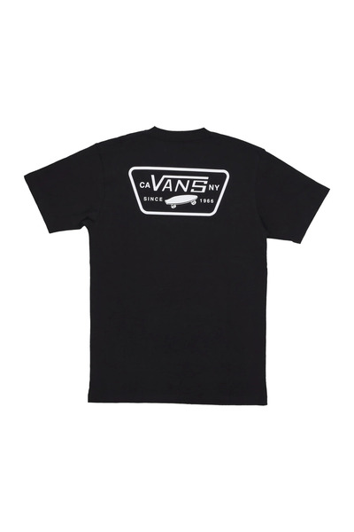 Vans Full Patch Back Unisex Black T-Shirt - Vn0000F8Y281