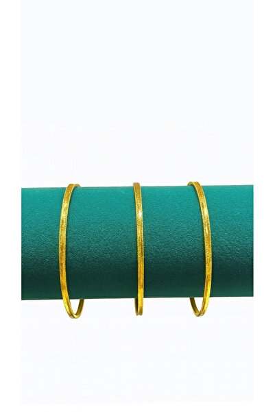 Classybyvega Çöp Bilezik 14K Altın Kaplama 3’lü Bilezik Seti