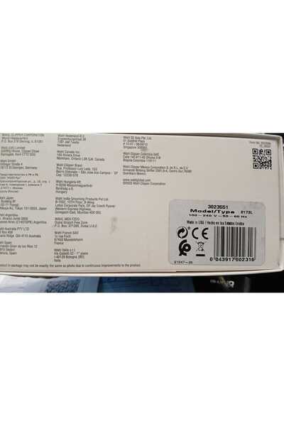 Wahl VANISH SHAVER LI GOLD Cordless Hair Straightener