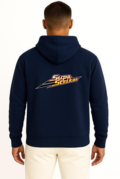 Bahriyeli Collection Худі з капюшоном Supa Strikas з кишенями та спинкою, унісекс