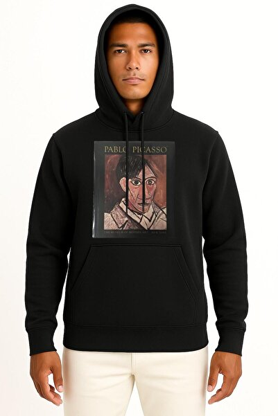 Bahriyeli Collection بغطاء رأس سترة بابلو بيكاسو ذات التصميم الرجعي من فترة ب...