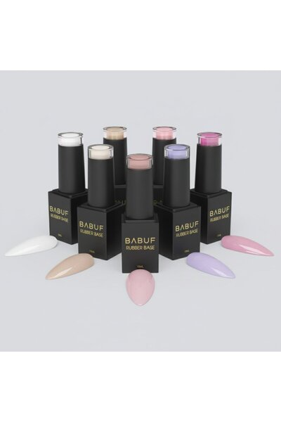 BABUF Baza Rubber | Roz Laptos | RB 24 | 15 ml