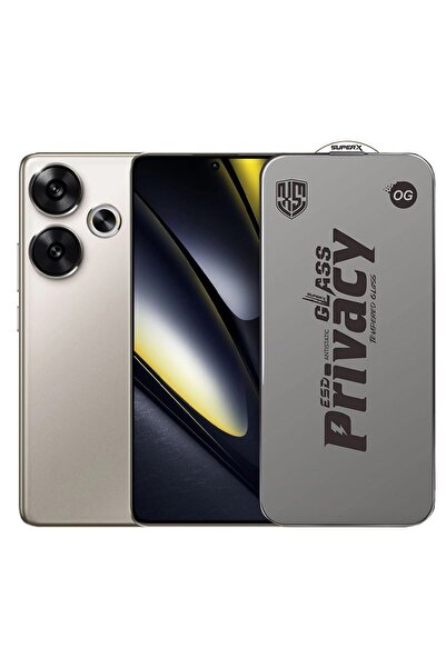 Flippy Folie de Sticla Privacy, Flippy, ESD Compatibila cu Xiaomi Xiaomi Poco F6