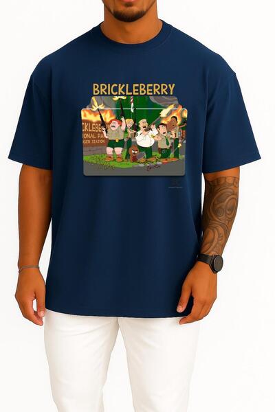 Bahriyeli Collection تي شيرت للجنسين بتصميم Brickleberry Series And Season Fo...