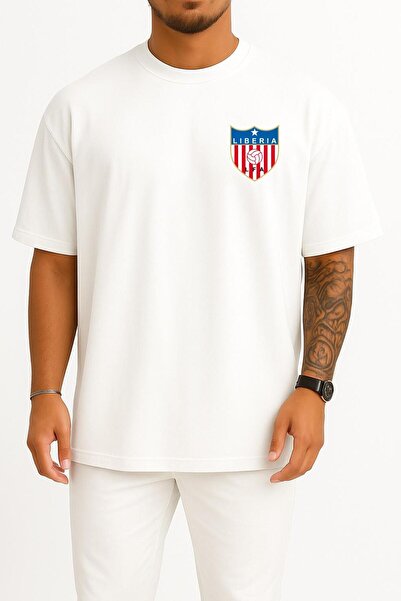 Bahriyeli Collection تي شيرت للجنسين بتصميم جيب لفريق كرة القدم الوطني الليبي...