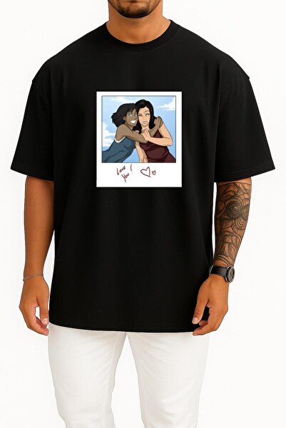 Bahriyeli Collection Tricou unisex supradimensionat Korra Asami Sato Feeling ...