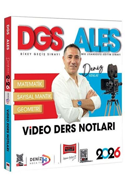 Yargı Yayınları Yargı Yayınları 2026 DGS ALES Matematik Video Ders Notları (D...