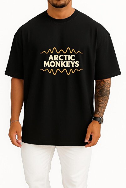 Bahriyeli Collection supradimensionat Arctic Monkeys Retro Indie Design pentr...
