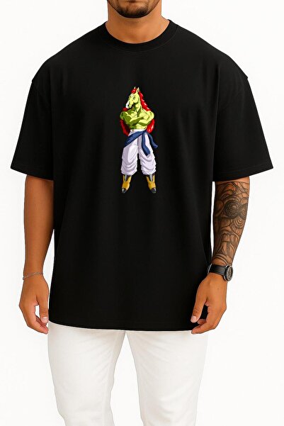 Bahriyeli Collection oversized Μπλουζάκι Unisex με σχέδιο στήθους Bojack Goku...