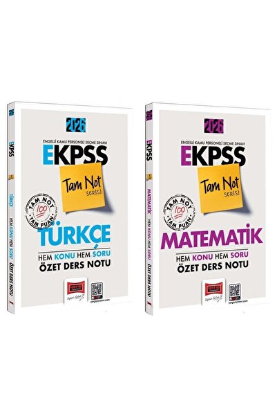 Yargı Yayınları Yargı 2026 EKPSS Türkçe + Matematik Hem Konu Hem Soru Özet De...