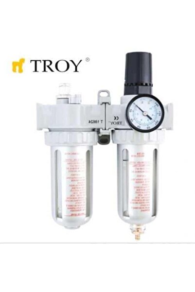 TROY 18622 Şartlandırıcı (Filtre + Regülatör + Yağlayıcı) 1/2(N)PT