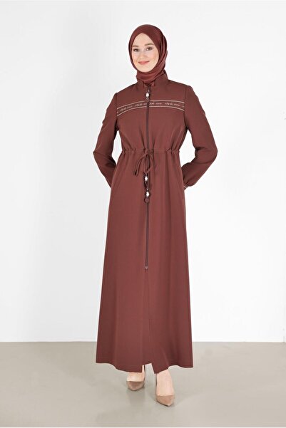 Alvina ستارة برباط وخصر مطبوع عليها نص 10475