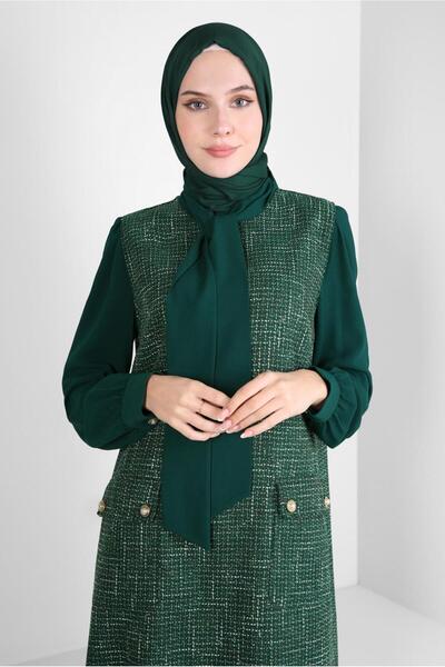 Alvina SCARF COLLAR SWEATERED TUNIC 44217