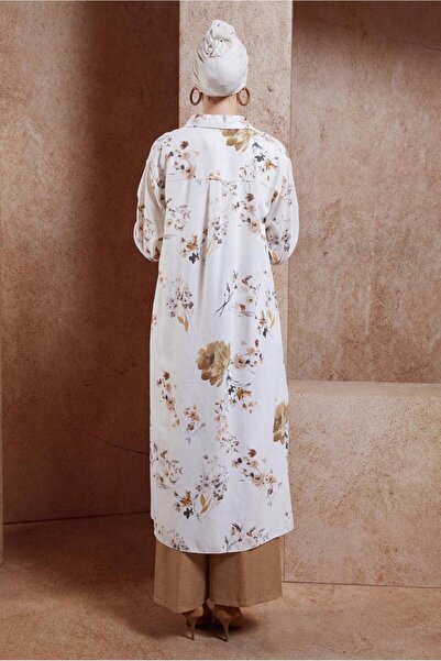 Alvina Linen Suit with Patterned Trousers 44773