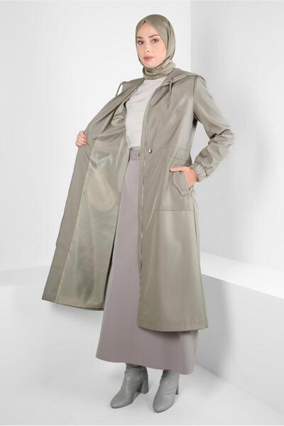 Alvina KAPÜŞONLU TRENÇKOT 10802