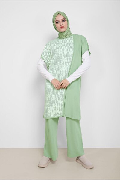 Alvina Σετ Πλεκτό Διπλό Παντελόνι - 42116