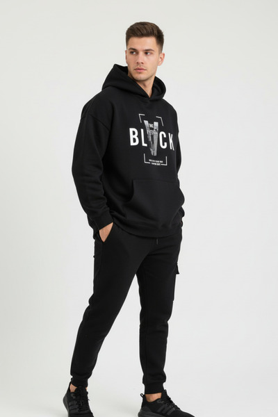 UNCİA OUTDOORS Unisex Oversize Φούτερ με κουκούλα