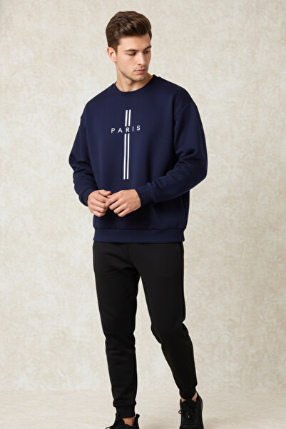 UNCİA OUTDOORS Φούτερ Unisex με στάμπα Paris Oversize