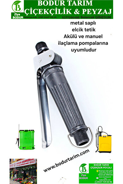 BODUR TARIM Bulancak Giresun 16 Lt Akülü & Manuel Ilaçlama Pompasının Elçik T...