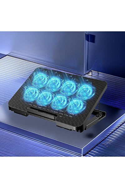 Torima شريك تبريد الكمبيوتر المحمول CF-13 باللون الأسود RGB