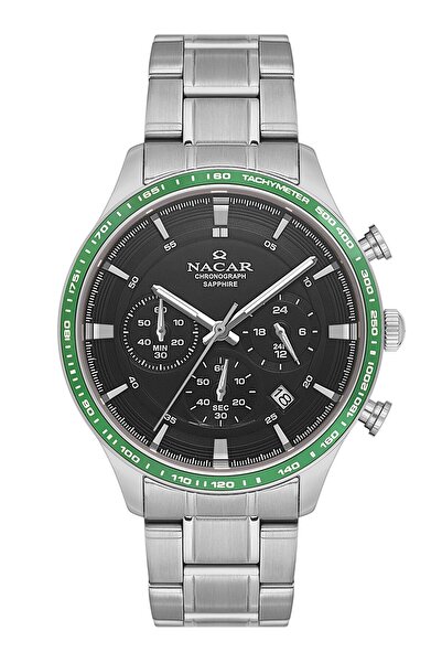 Nacar Sapphire Glass Silver Men's Watch Nc31-299354-Abgm
