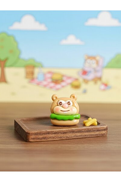 TUNA TAKI & AKSESUAR HAMBURGER SİNCAP ROZET, HAMBURGER ROZET, KAWAİİ ROZET. K...