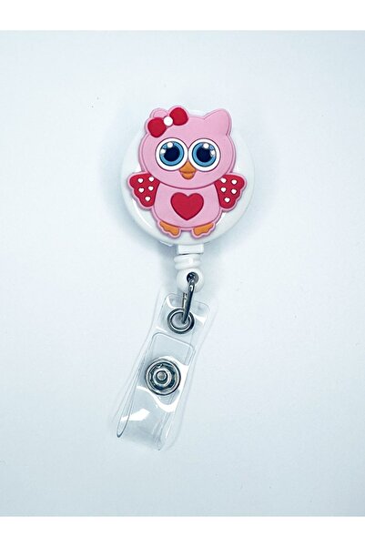 odaburada Suport pentru carduri Yoyo Owl roz