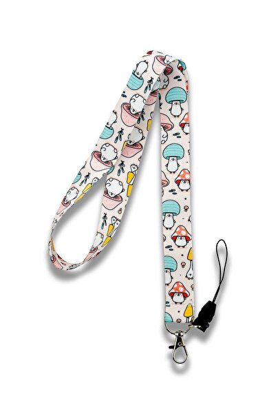 PABALAS Візерункові милі гриби - підвіска для шарфа та картки, підвіска для телефону