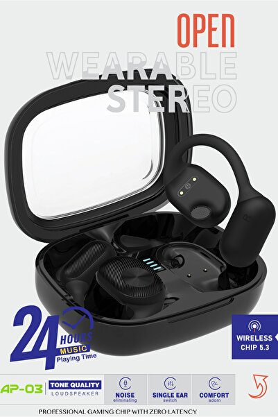 Soffany AP03-002 Kulak Üstü Bluetooth Kulaklık Siyah