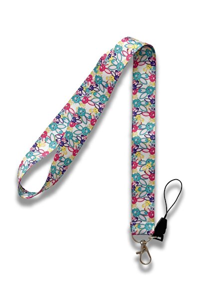 PABALAS Тримач для бейджа з кроликом і підвіска для телефону - підвіска для шнурка