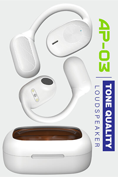 Soffany AP03-001 Kulak Üstü Bluetooth Kulaklık Beyaz