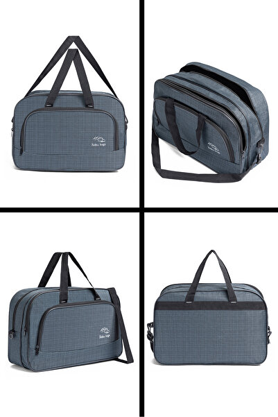 Fiyaka Nil-01 Unısex Havlu Kumaş Hostes Valiz Seyahat Tatil Spor Hastane Çok Gözlü El Ve Omuz Çantası Kabin