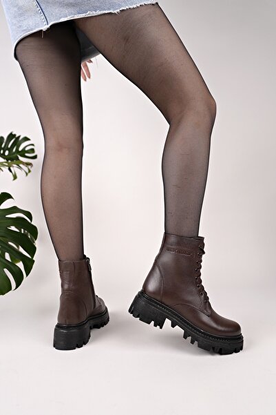 Diego Carlotti Hakiki Deri Kadın Günlük Postal Bot DC9618