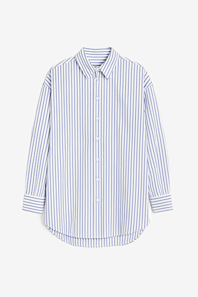 Touché Privé Тонка смугаста сорочка оверсайз