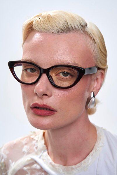 Bilge Karga Asude Brown Blue Light Protective Glasses