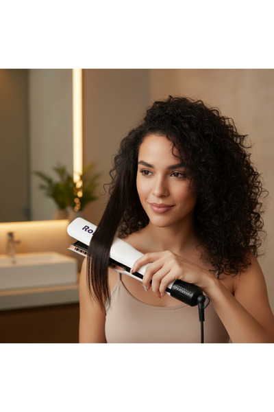 ROBX Islak Ve Kuru Lcd Ekran Sıcak Ve Soğuk Hava Üfleme Saç Düzleştirici-hediyeli Ürün